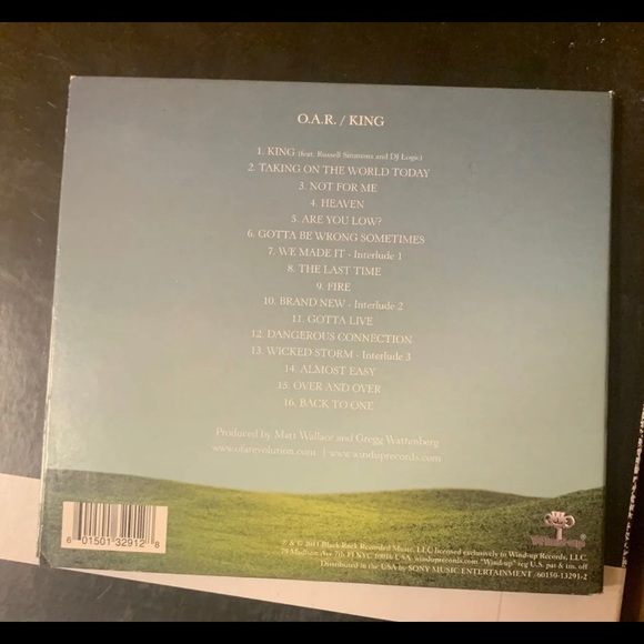 O.A.R. "King" CD - Picture 2 of 3